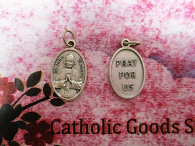 St. Saint John Vianney - Pray for Us - Silver tone  OX 1'' Medal