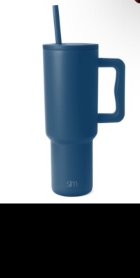 Simple Modern 40 oz Trek Tumbler with Handle and Straw Lid Slumberland / Blue
