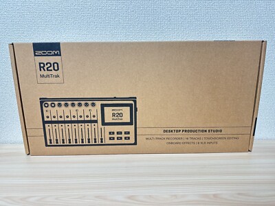 ZOOM Multi-Track Recorder R20 USB Audio Interface Full-color LCD Touchscreen NEW