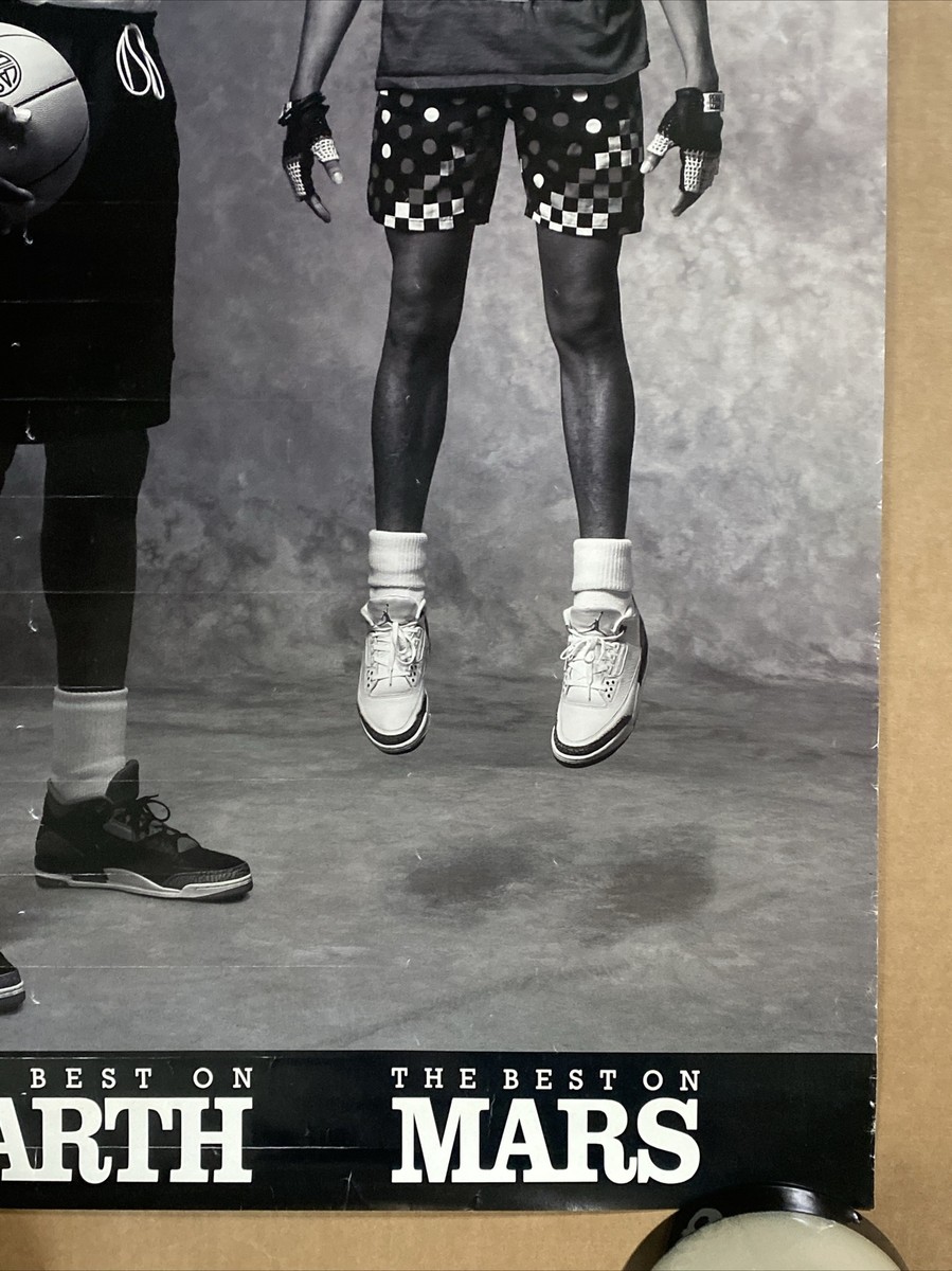 Vintage Original 1980s Michael Air Jordan 3 Spike Lee Poster