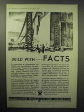 1933 IBM Ad - Build With Facts