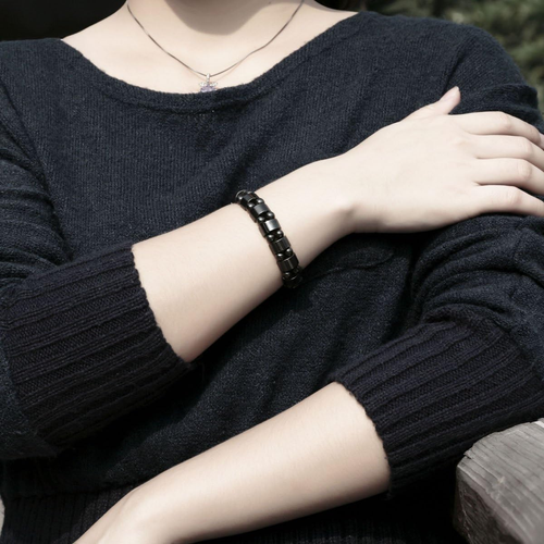 Hematite Powerful Metal Magnetic Therapy Bracelet - Picture 6 of 12