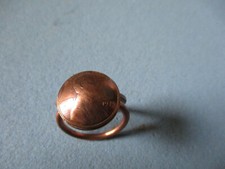 custom size coin ring made from penny 1982 or older high content copper healing
