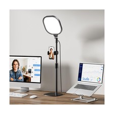 Video Conference Lighting for Zoom Meeting, Ring Light for Desk wit... Fast Ship