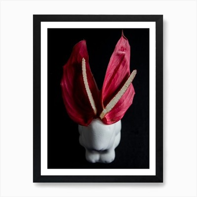 Osterhase 73 Kunstdruck gerahmt Wandbild Poster Leinwanddruck Bild