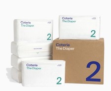 Coterie Size 2 Diapers, 10-16 Lbs, 6 Pack