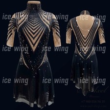Figure Skating Dress Ice Skating Dress Competition Skating Wear black