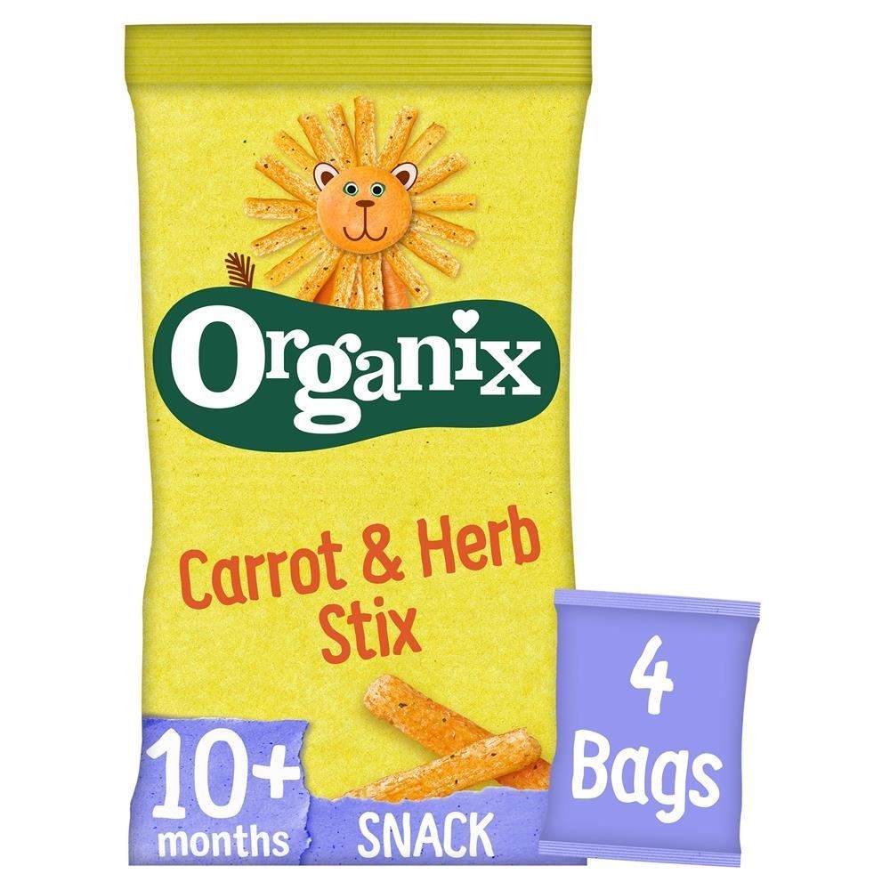Organix Carrot Stix Multipack 4 x 15g - 4 Pack