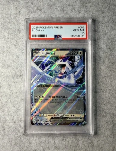2025 POKEMON PRE EN-PRISMATIC EVOLUTIONS #082 LUGIA EX PSA 10