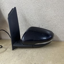 VOLKSWAGEN TOURAN 2010 -2015 WING MIRROR PASSENGER LEFT SIDE IN BLACK 1T0857933A