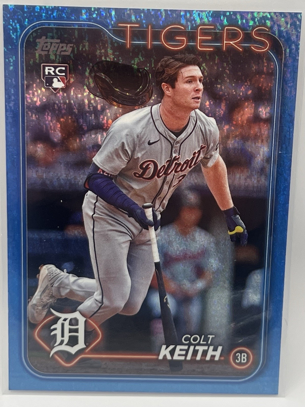 2024 Topps Update #US73 Colt Keith RC Blue Holo 796/999 Detroit Tigers