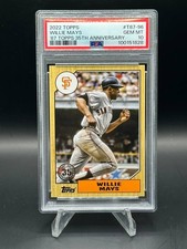 2022 Topps WILLIE MAYS '87 Topps 35th Anniversary PSA 10 HOF Giants #T87-96