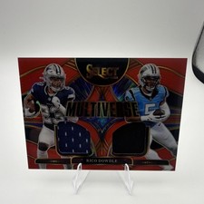Panini Select Multiverse Prizm Rico Dowdle Cowboys Panthers Memorabilia MVJ-RDE