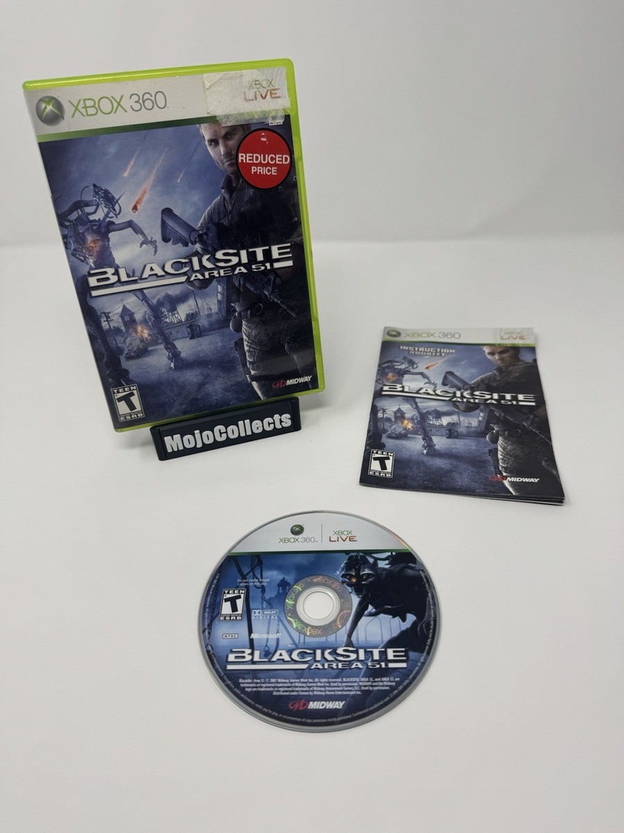 BlackSite: Area 51 – Xbox 360 – Complete in Box – Tested & Working