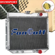 3-row Aluminum Radiator For 1967-1970 Ford Mustang Falcon Mercury Cougar L6 V8 3-row Aluminum Radiator For 1967-1970 Ford Mustang Falcon Mercury Cougar L6 V8