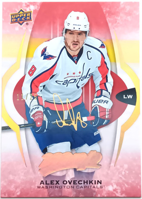 2016-17 UD MVP Super Script Checklist Alexander Ovechkin /25 Washington Capitals