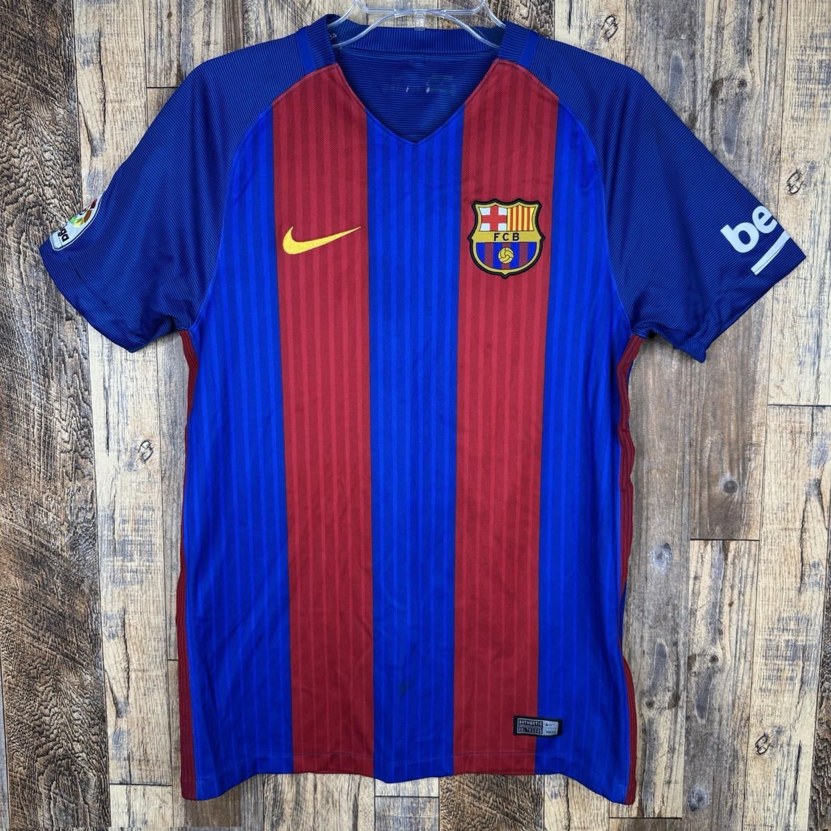 FC Barcelona 2016-17 Home Football Soccer Jersey Nike Men's S | eBay
