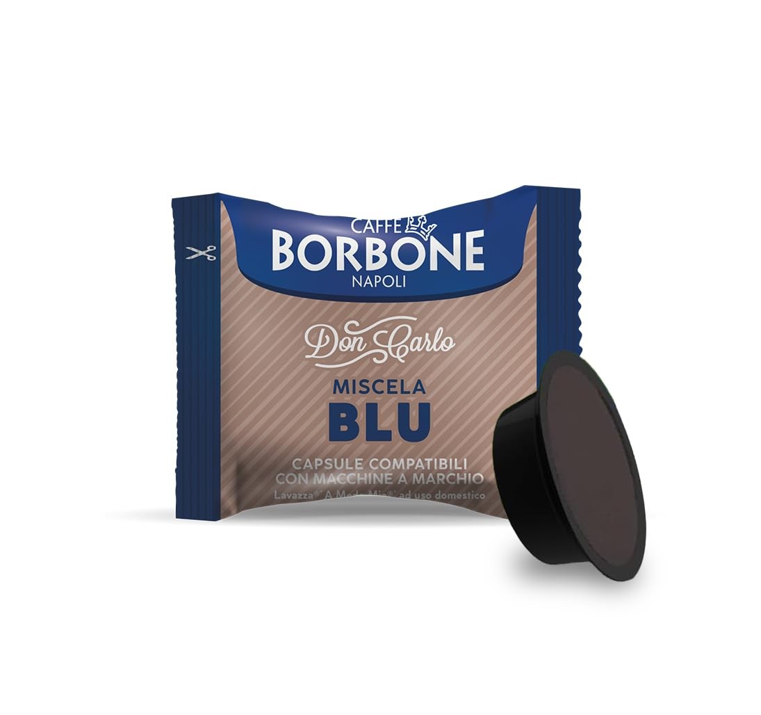 CAFFÈ BORBONE Don Carlo, Miscela Blu - 50 Capsule - Compatibili con le Macchine foto 5