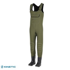 Kinetic Neoclassic Neoprene Bootfoot Chest Waders Green - Insulated Chest Waders