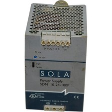 Emerson SolaHD SDN 10-24-100P Power Supply 24VDC 10A 240W DIN Rail
