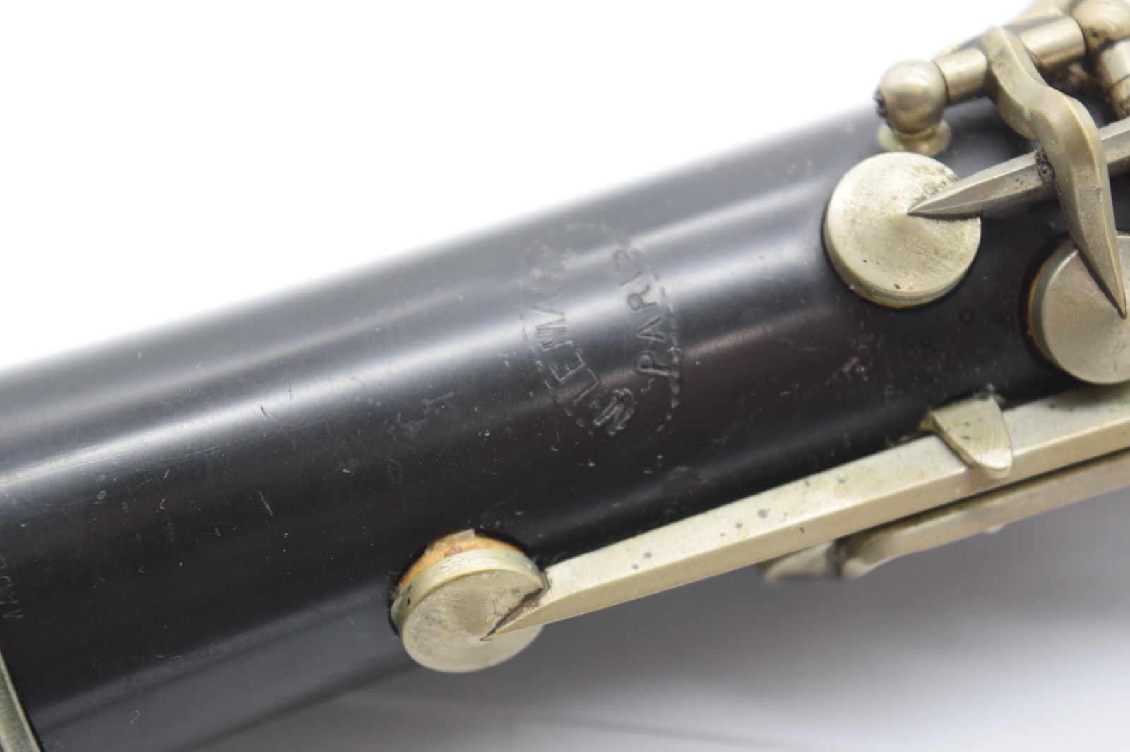 M. Lemaire Artist LP B Clarinet French Ebony Wood Nickel Keys Original Case