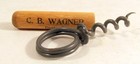 Antique Pre-Pro C B Wagner Carlisle PA Advertising Corkscrew Patent October 1900 — photo 1