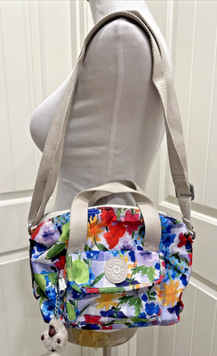 Kipling Brynne Crossbody Handbag Flower Power W Monkey