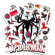 Spider-Man Temporary Tattoos for Kids - 50 Superhero Tattoos for Spiderman Bi...