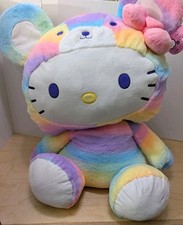 Sanrio Hello Kitty Rainbow Sherbet Teddy Bear Costume Huge Around 35 In Plush