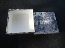 Dior Blue Gold And White Empty Box