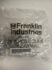 1000 pack Made in the USA Galvanized T-Post Fence Clips