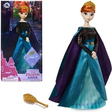 Disney Store Girl's Princess Classic Doll Queen Anna from Frozen 2 , 11"