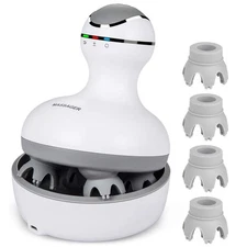 Electric Scalp Head Massager, Scalp Hair Massage Waterproof Head Massager wit...