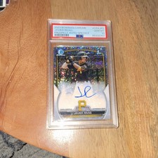 Topps 2023 Bowman Chrome Javier Rivas Speckle Auto /299 PSA 10