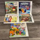 Nintendo 3DS Lot Of 5 Games - PAC Man Turbo Donkey Kong Scribble - Working