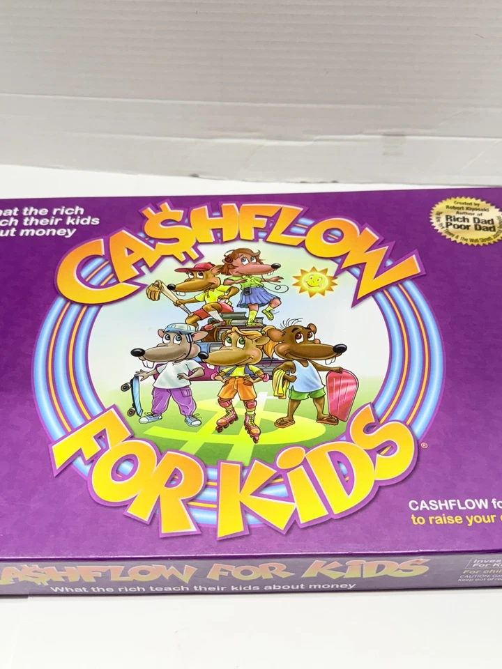Flujo de efectivo para niños juego de mesa padre rico papá pobre nuevo sellado educación financiera Foto 2 de 4
