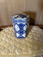 Vintage Chinese Blue and White Porcelain Ging...