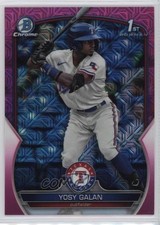 2023 Bowman Chrome Prospects Mega Box Pink Mojo Refractor 41/199 Yosy Galan 0xk7