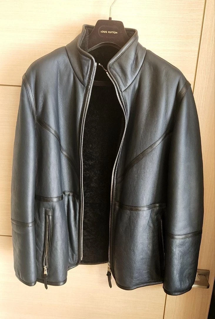 LOUIS VUITTON（LV） Louis Vuitton giacca blusa pelle shearling taglia 52