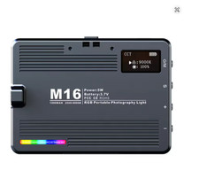 RGB LED Video Light 3000-9900K 1500mAh Type-C Rechargeable Vlogging