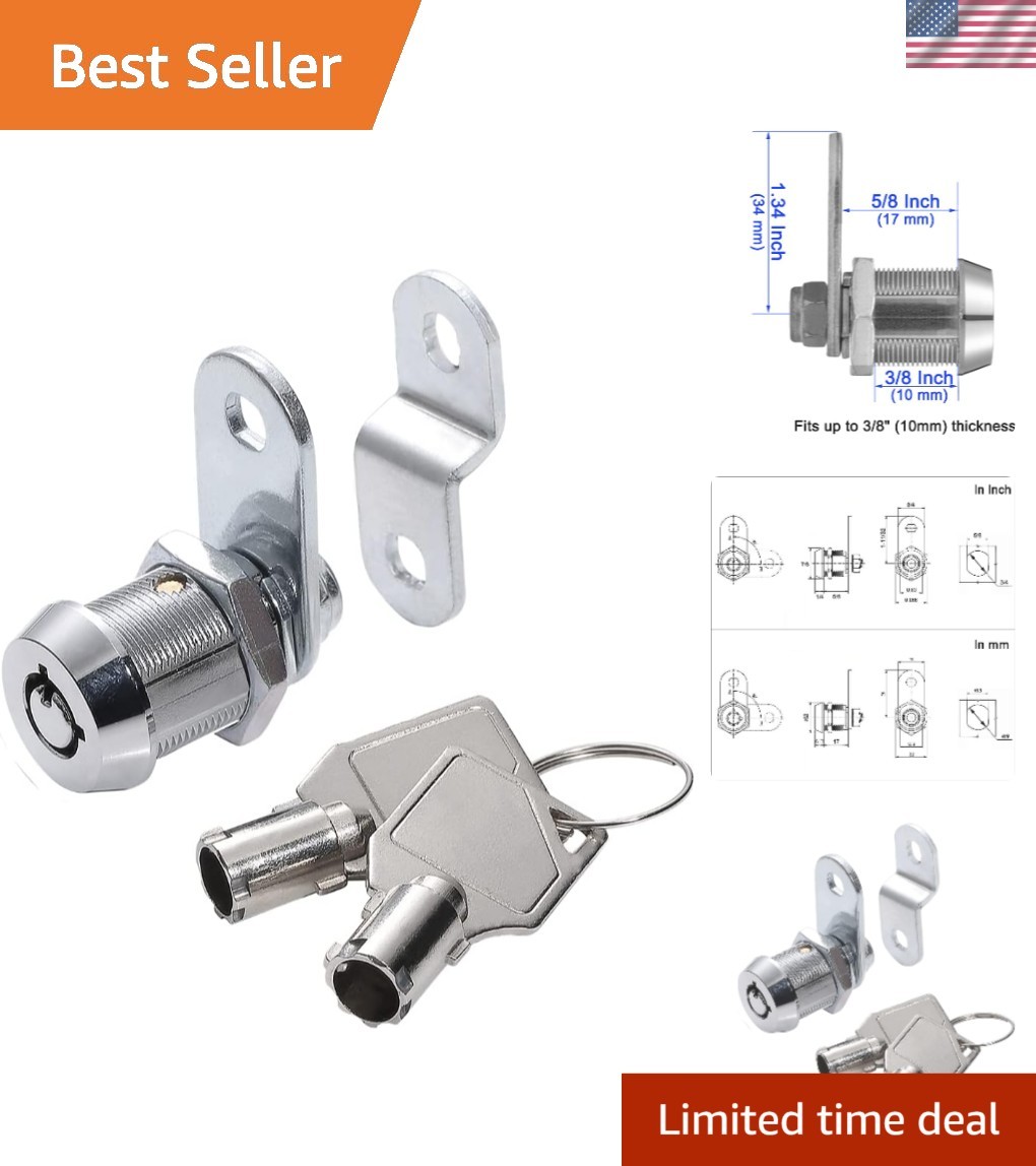 5/8 Inch Zinc Alloy Tubular Cam Lock for Easy Cabinet Installation