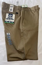NEW Dockers Signature Iron Free Khaki Classic Fit Flex Tan Pant 36x30 NWT Lux
