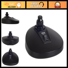 Microphone Desktop Base with XLR Socket for Podium  Gooseneck - Anti-Slip, On/O