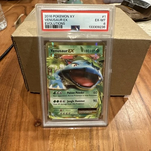 POKEMON 2016 XY Evolutions VENUSAUR EX #1 PSA 6 RARE
