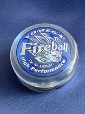 Vintage Yomega YoYo Fireball High Performance Translucent Blue Clear 1990  s Rare