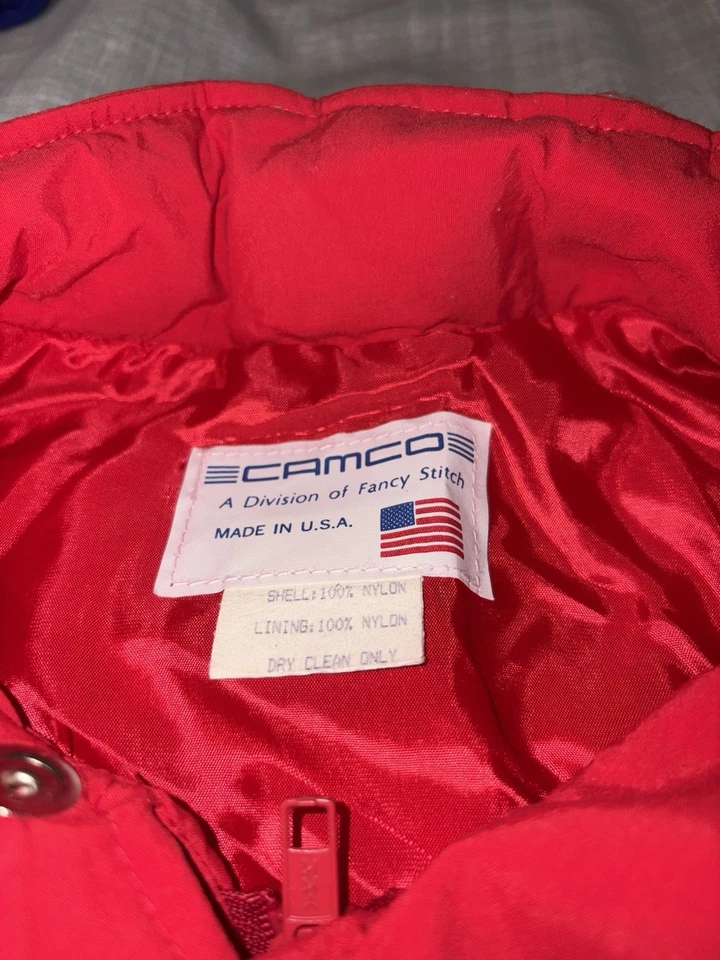 Chaqueta STP Racing Team Richard Petty 1984 Pit Crew para hombre XL CAMCO EE. UU. NASCAR Foto 3 de 4