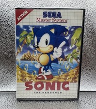 Sonic The Hedgehog Sega Master System con manuale retrò 1991 #1316