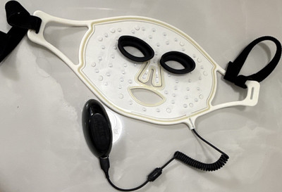 BOOST Red LED Light Therapy Face Mask USB Wired Controller Adjustable 3 Settings
