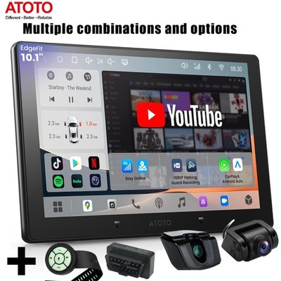 2026 ATOTO A7 Android 13 4GB+64GB Car Stereo Built-in AI Voice Radio 4G LET WiFi