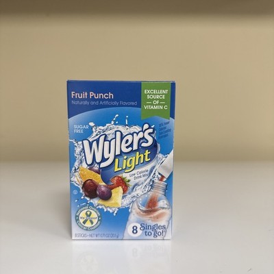 Wyler's Light Fruit Punch Singles To Go Drink Mix, 8 CT